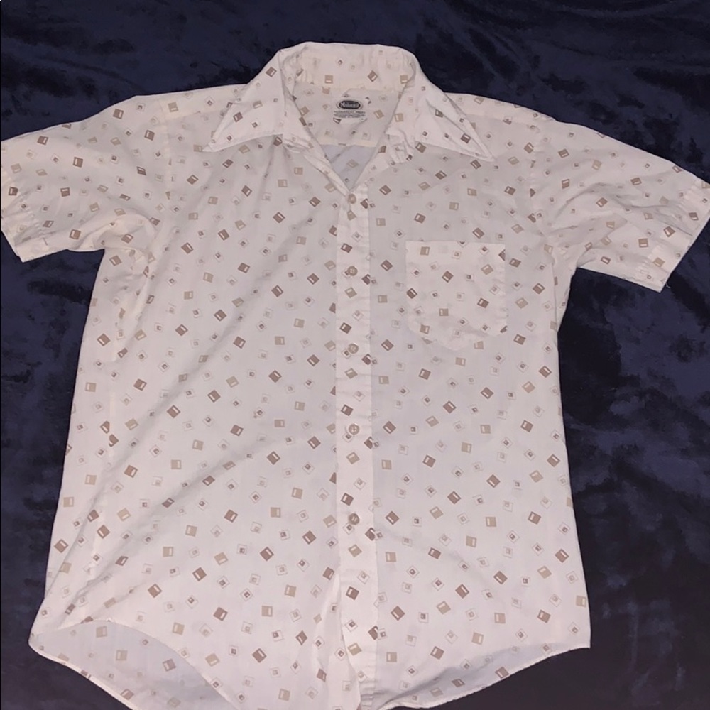 Floppy Disk Button Shirt